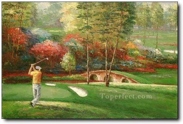 印象派 Painting - yxr0046 印象派スポーツ ゴルフ